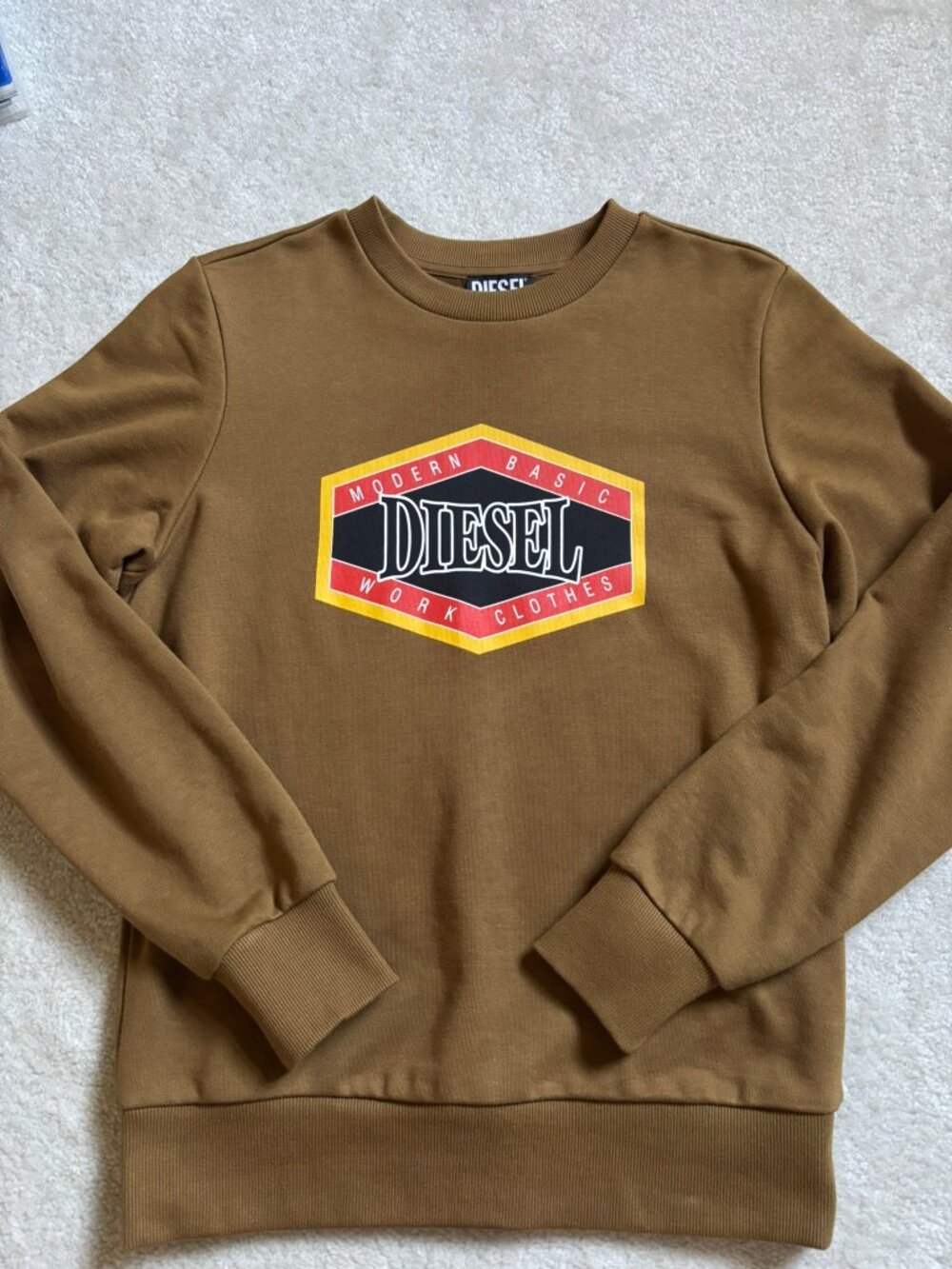 DIESEL S-Ginn-K27 Modern Basic Work Clothes Sweatshirt S Slim